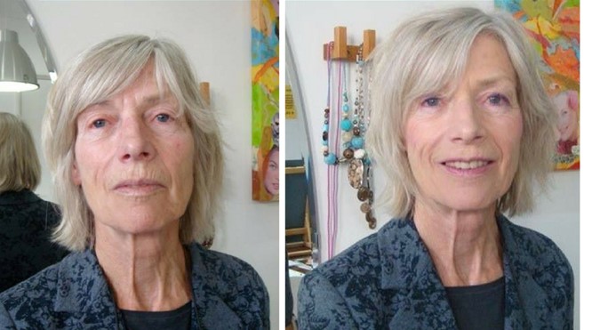 De kracht van make-up.