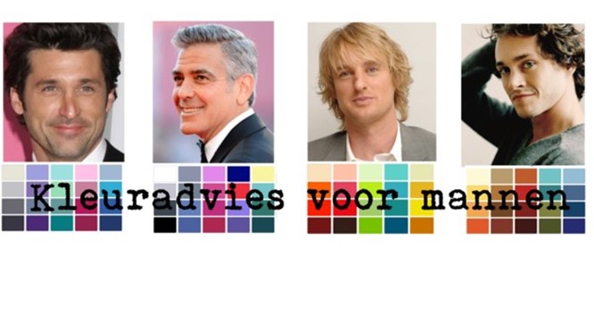 Mannelijke kleurtypes: het zomertype, lentetype, wintertype en herfsttype.