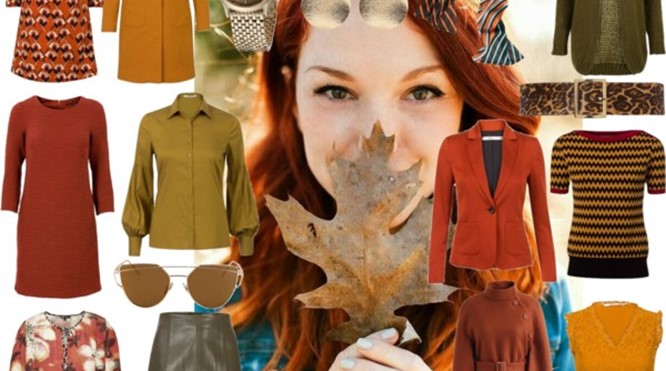 Kenmerken van het warme herfsttype / 'contrasterende herfsttype'.