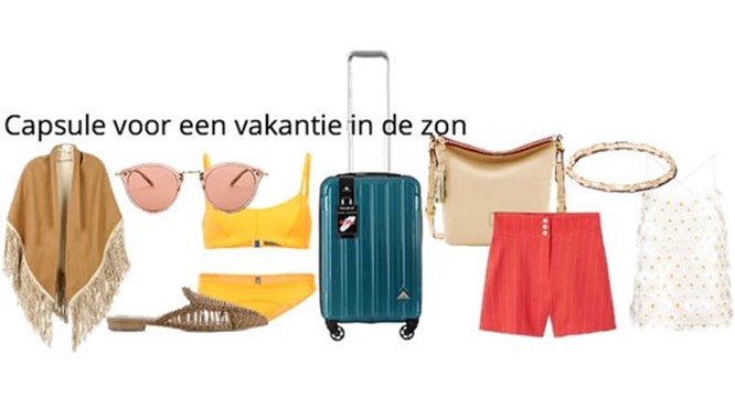 Kledingcapsule voor een weekje naar de zon.