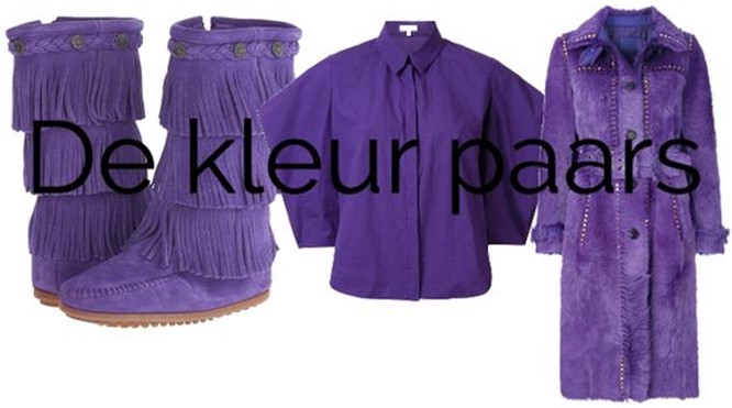 De kleur paars kan door alle kleurtypes gedragen worden.