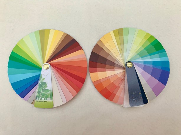 Pocket-waaier/ 2 sides/ warme lentetype.