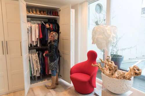 Garderobe planning.