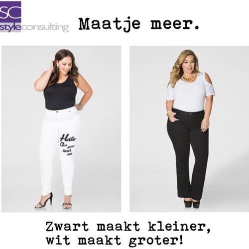 Do's en font's voor dames met een maatje meer.