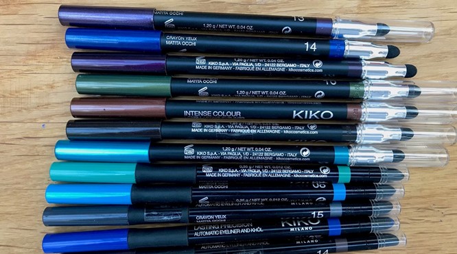 Betaalbare oogpotloden van Kiko Milano.
